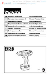 Makita DDF453 Gebruiksaanwijzing