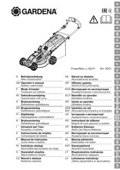 Gardena PowerMax Li-40/41 Gebruiksaanwijzing