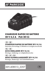 Parkside PLG 20 C3 Bedienings- En Veiligheidsinstructies