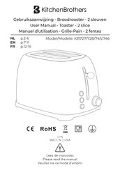 KitchenBrothers KB745 Gebruiksaanwijzing