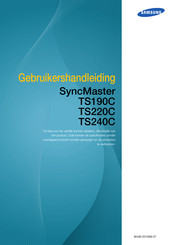 Samsung SyncMaster TS240C Gebruikershandleiding