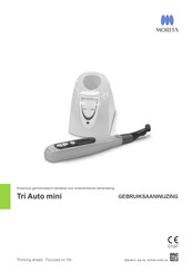 Morita Tri Auto mini Gebruiksaanwijzing