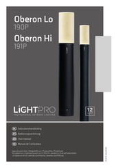 LightPro Oberon Lo 190P Gebruikershandleiding