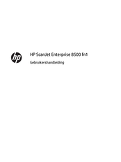 HP ScanJet Enterprise 8500 fn1 Gebruikershandleiding