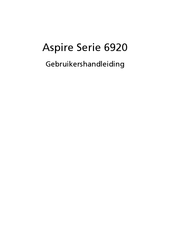 Acer Aspire 6920 Series Gebruikershandleiding