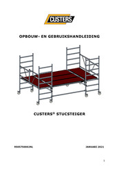 Custers STUCSTEIGER Opbouw- En Gebruikshandleiding