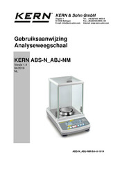 KERN and SOHN ABS 320-4N Gebruiksaanwijzing