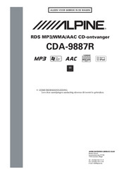 Alpine CDA-9887R Gebruikershandleiding