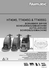 Numatic TT4045G Gebruiksaanwijzing