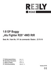 Reely ROAD Alu Fighter R25 Gebruiksaanwijzing