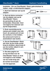 Optelec ClearReader+ Basic Snelhandleiding