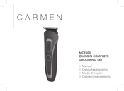 Carmen MC2500 Gebruiksaanwijzing