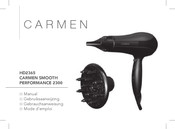 Carmen Smooth Performance 2300 HD2365 Gebruiksaanwijzing