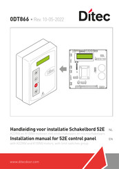 DITEC 52E Handleiding