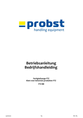 probst FTZ-BB Bedrijfshandleiding