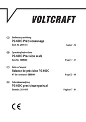 VOLTCRAFT 2899466 Gebruiksaanwijzing