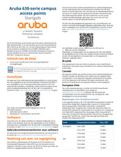 Aruba 630 Series Startgids