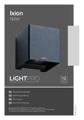 LightPro Ixion 182W Gebruikershandleiding