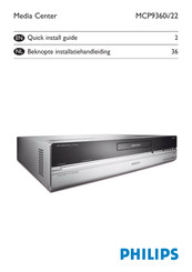 Philips MCP9360i/22 Installatiehandleiding