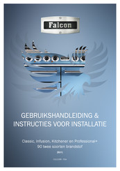 Falcon Classic 90 twee soorten brandstof Gebruikershandleiding En Instructies
