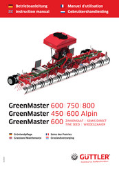 Güttler GreenMaster 800 Gebruikershandleiding