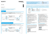 Sony MHC-V41D Gebruikershandleiding