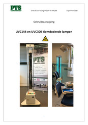 PTS UVC300 Gebruiksaanwijzing