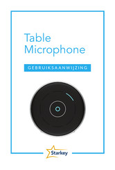 Starkey Table Microphone Gebruiksaanwijzing