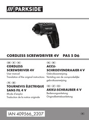 Parkside PAS 5 D6 Gebruiksaanwijzing