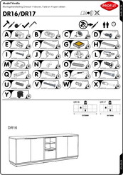 Profijt Meubel Verdio DR16 Montagehandleiding