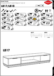 Profijt Meubel Verdio LB18 Montagehandleiding