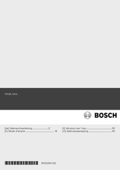 Bosch PKN6 N34 Series Gebruiksaanwijzing