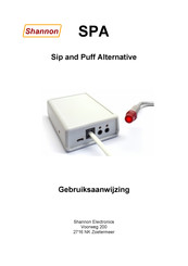 Shannon SPA Sip and Puff Alternative Gebruiksaanwijzing