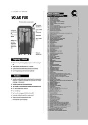 Consolar SOLAR PUR Handleiding