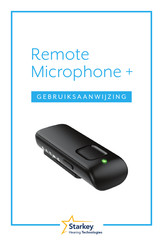 Starkey Remote Microphone + Gebruiksaanwijzing