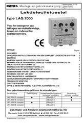 GOK LAG 2000 A compleet Montage- En Gebruiksaanwijzing