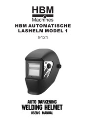 HBM Machines Automatische Lashelm Model 1 Handleiding