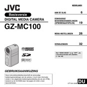 JVC GZ-MC100 Aanwijzingen Voor Installatie En Aansluiten