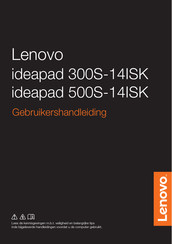 Lenovo ideapad 300S-14ISK Gebruikershandleiding