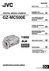 JVC GZ-MC500E Gebruiksaanwijzing