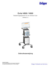 Dräger Evita V800 Gebruiksaanwijzing