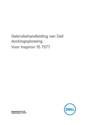 Dell Inspiron 15 7577 Gebruikshandleiding