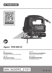 Parkside PSTD 800 C3 Gebruiksaanwijzing