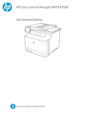 HP Color LaserJet Managed MFP E47528 Gebruikershandleiding