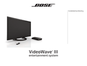 Bose VideoWave III Installatiehandleiding