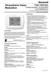 Honeywell TH8110M1003 Installatievoorschrift