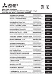 Mitsubishi Electric PUHZ-SW AA Series Installatiehandleiding