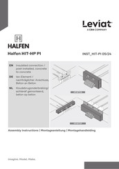 Halfen HIT-HP PI Montagehandleiding