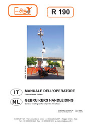 Easylift R 190 Gebruikershandleiding