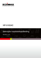 Edimax HP-5102AC Installatiehandleiding